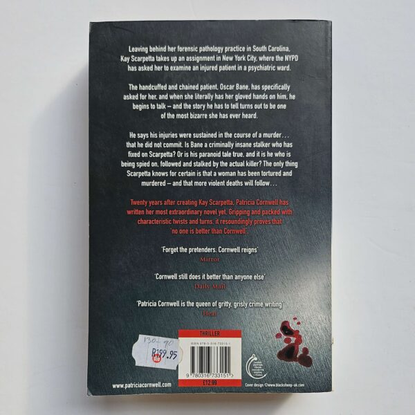 Scarpetta by Patricia Cornwell - The Paperhound Online Bookshop Scarpetta by Patricia Cornwell (Kay Scarpetta #16) (Paperback)
