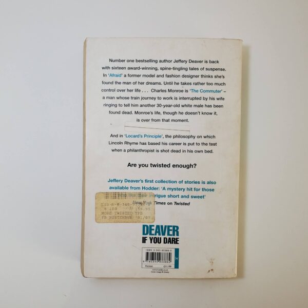 More Twisted by Jeffery Deaver - The Paperhound Online Bookshop More Twisted by Jeffery Deaver (Paperback)