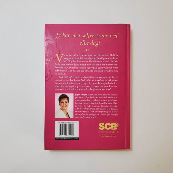 Leef Met Selfvertroue by Joyce Meyer - The Paperhound Online Bookshop. Secondhand books for sale online in South Africa. Leef Met Selfvertroue: 365 Dagstukkies Vir Vroue by Joyce Meyer (Hardeband)