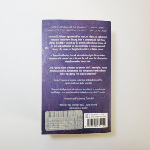 Supernatural: Meetings with the Ancient Teachers of Mankind by Graham Hancock (Paperback)