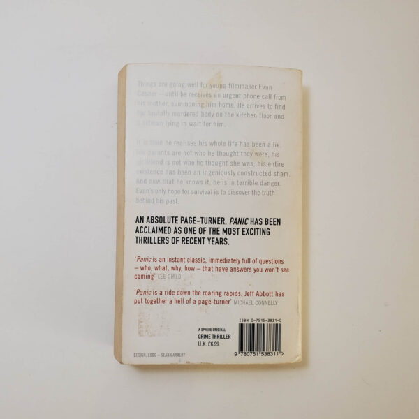 Panic by Jeff Abbott (Paperback)