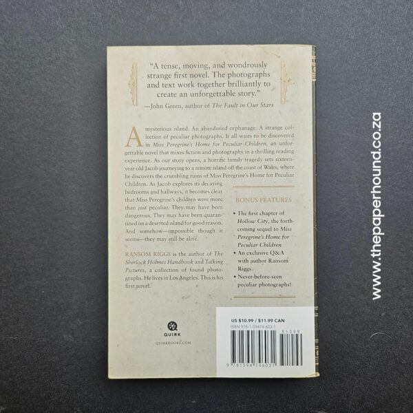 Miss Peregrine's Home For Peculiar Children by Ransom Riggs (Miss Peregrine's Peculiar Children #1) (Paperback)