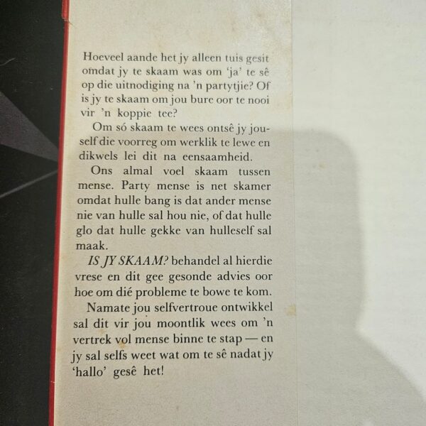 Is Jy Skaam by Dr. Phyllis M Shaw (Hardcover)