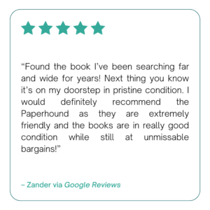 Review 2 - The Paperhound Online Bookshop. Secondhand books for sale online in South Africa.