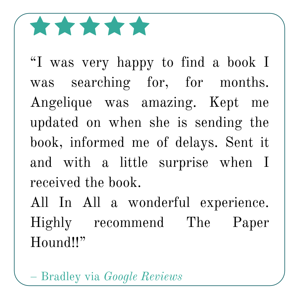 Review 10 - The Paperhound Online Bookshop