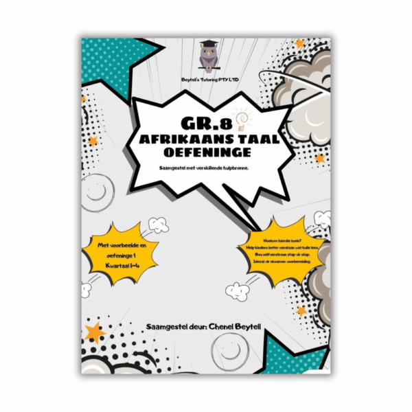 Graad 8 Afrikaans Taal Oefeninge (Grade 8 Afrikaans Exercises) - The Paperhound Online Bookshop Graad 8 Afrikaans Taal Oefeninge (Grade 8 Afrikaans Exercises) - The Paperhound Online Bookshop