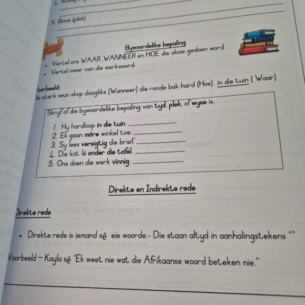 9235ce16-9fea-40cc-b204-5aab37132c7b Hardcopy: Graad 8 Afrikaans Taal Oefeninge (Grade 8 Afrikaans Exercises)