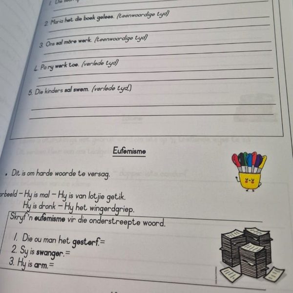 bd301f48-9451-45e4-89c6-dcb2e8df6a2e Hardcopy: Graad 8 Afrikaans Taal Oefeninge (Grade 8 Afrikaans Exercises)